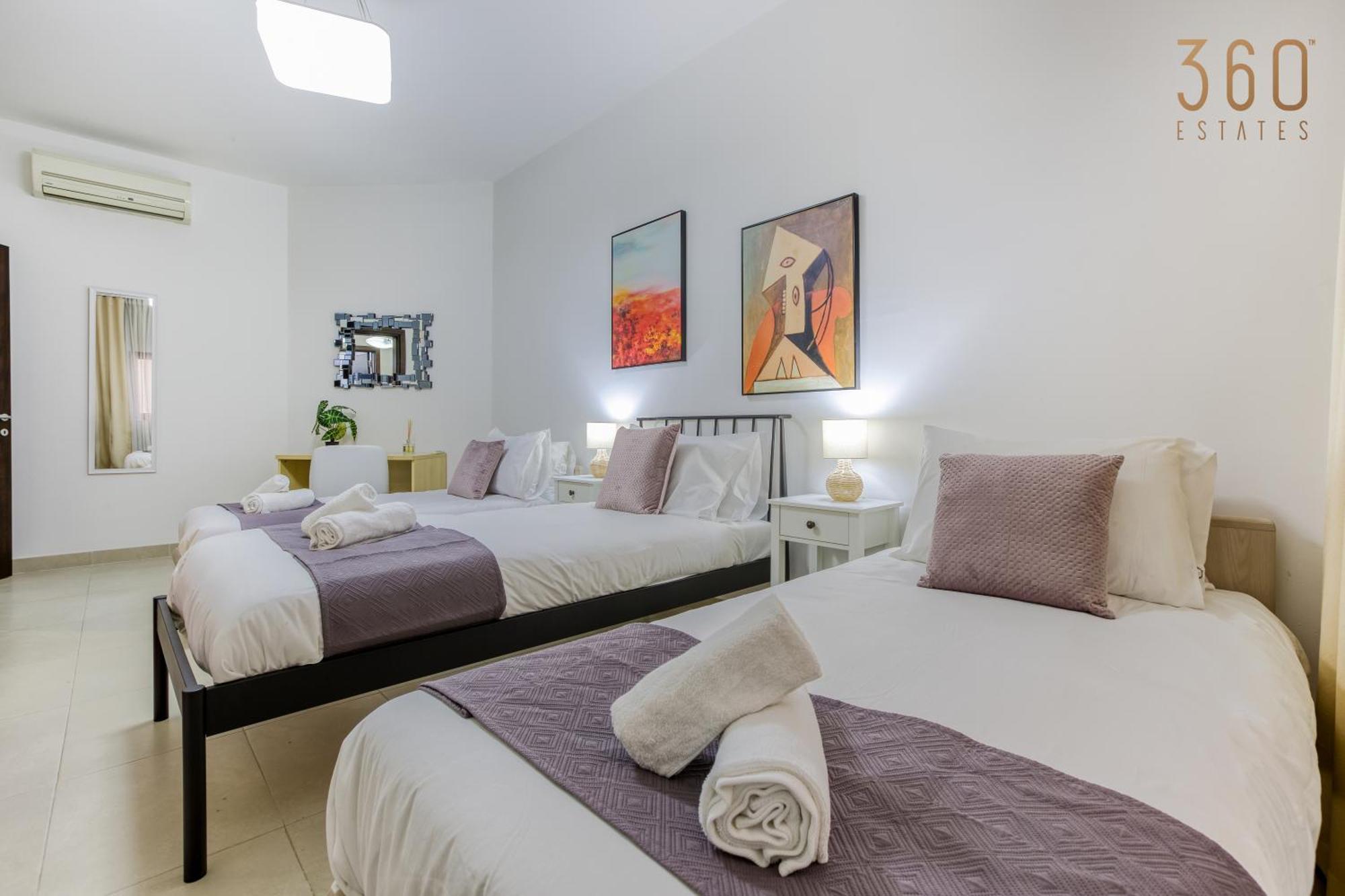 Designer, Luxurious 3Br Home In Pender Gardens By 360 Estates Saint Julian's Dış mekan fotoğraf